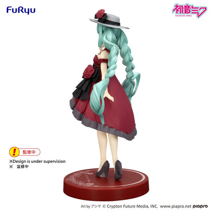 Hatsune Miku Trio-Try-iT PVC Statue Hatsune Miku Outing Dress Red Color Ver. 19 cm Image 4