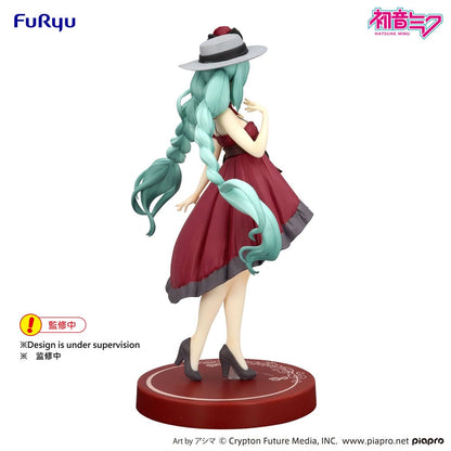 Hatsune Miku Trio-Try-iT PVC Statue Hatsune Miku Outing Dress Red Color Ver. 19 cm Image 7
