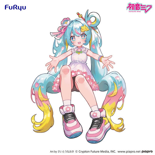 Hatsune Miku Noodle Stopper PVC Statue Hatsune Miku 10th Anniversary 14 cm Image 1