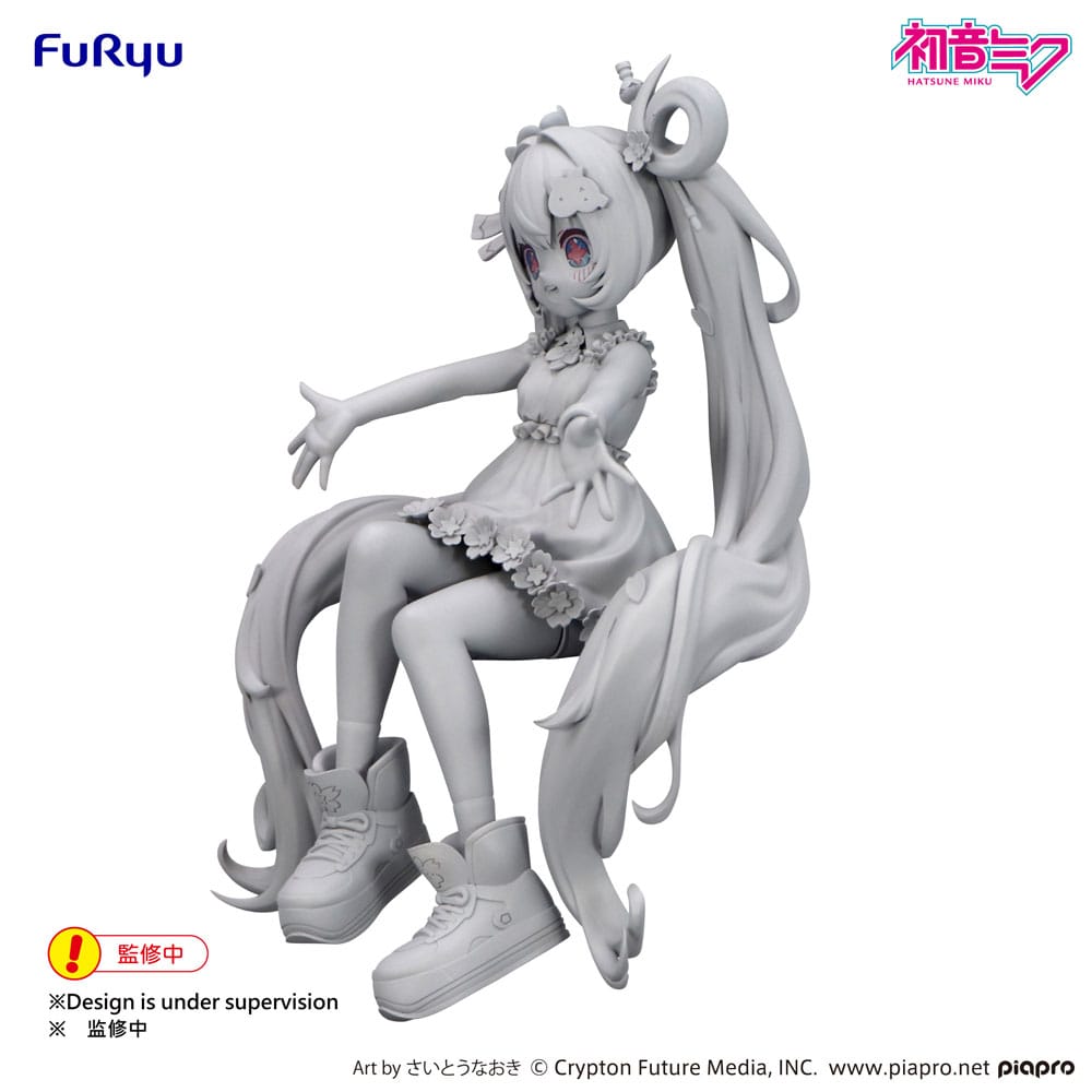 Hatsune Miku Noodle Stopper PVC Statue Hatsune Miku 10th Anniversary 14 cm Image 3