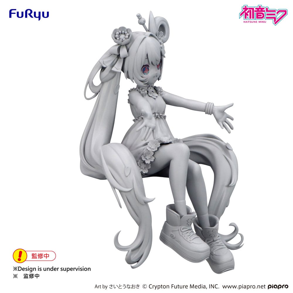 Hatsune Miku Noodle Stopper PVC Statue Hatsune Miku 10th Anniversary 14 cm Image 4