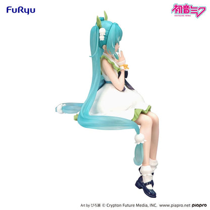 Hatsune Miku Noodle Stopper PVC Statue Flower Fairy Lily of the Valley 14 cm Image 3