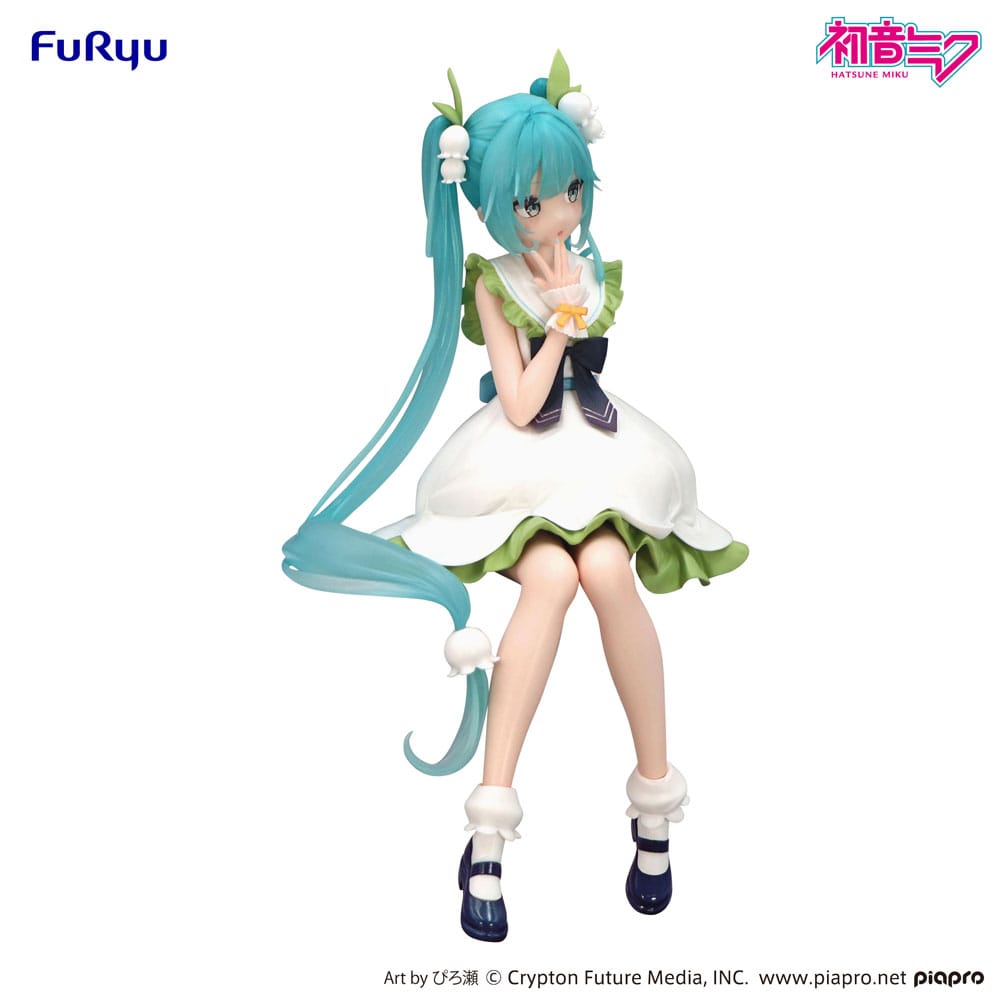 Hatsune Miku Noodle Stopper PVC Statue Flower Fairy Lily of the Valley 14 cm Image 4