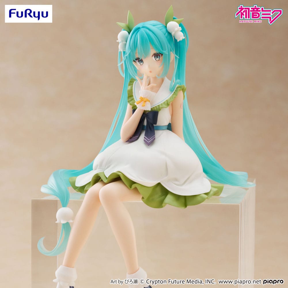 Hatsune Miku Noodle Stopper PVC Statue Flower Fairy Lily of the Valley 14 cm Image 8