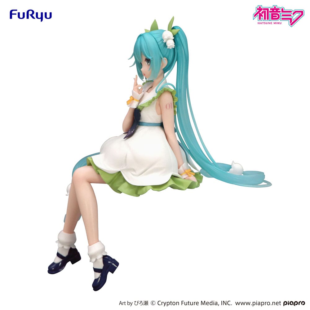 Hatsune Miku Noodle Stopper PVC Statue Flower Fairy Lily of the Valley 14 cm Image 12