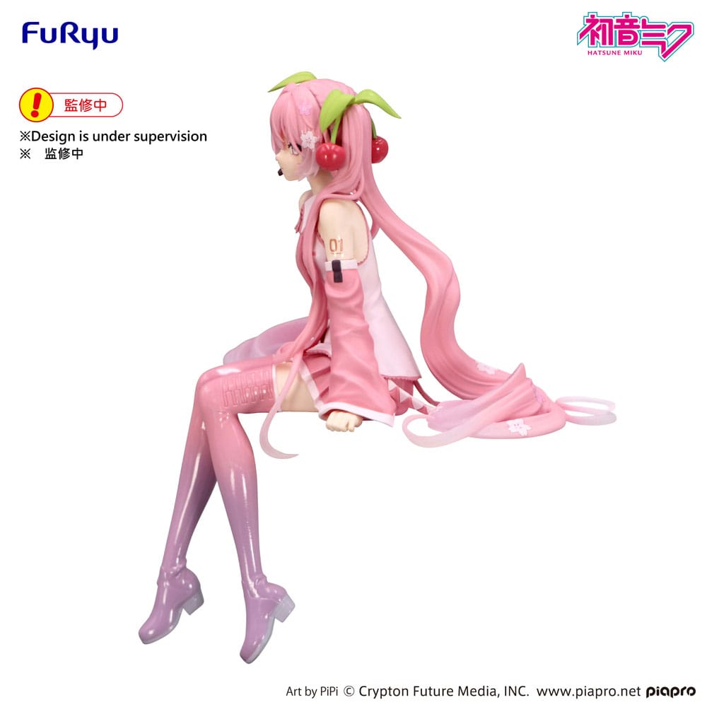 Hatsune Miku Noodle Stopper PVC Statue Sakura Miku 2026 14 cm Image 3