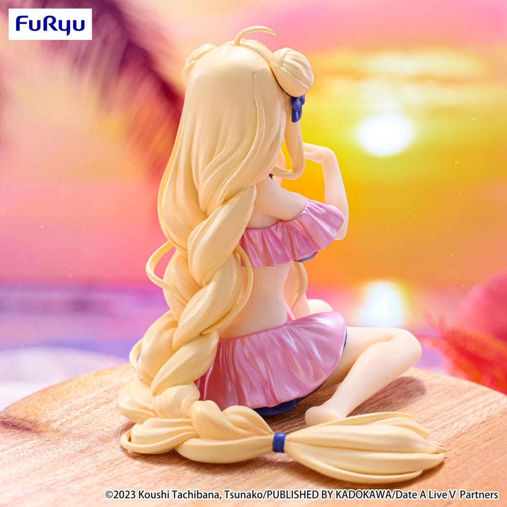 Date A Live V Noodle Stopper PVC Statue Mukuro Hoshimiya Swimsuit Pastel Pink Color Ver. 13 cm Image 4