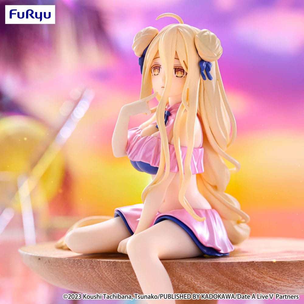 Date A Live V Noodle Stopper PVC Statue Mukuro Hoshimiya Swimsuit Pastel Pink Color Ver. 13 cm Image 6