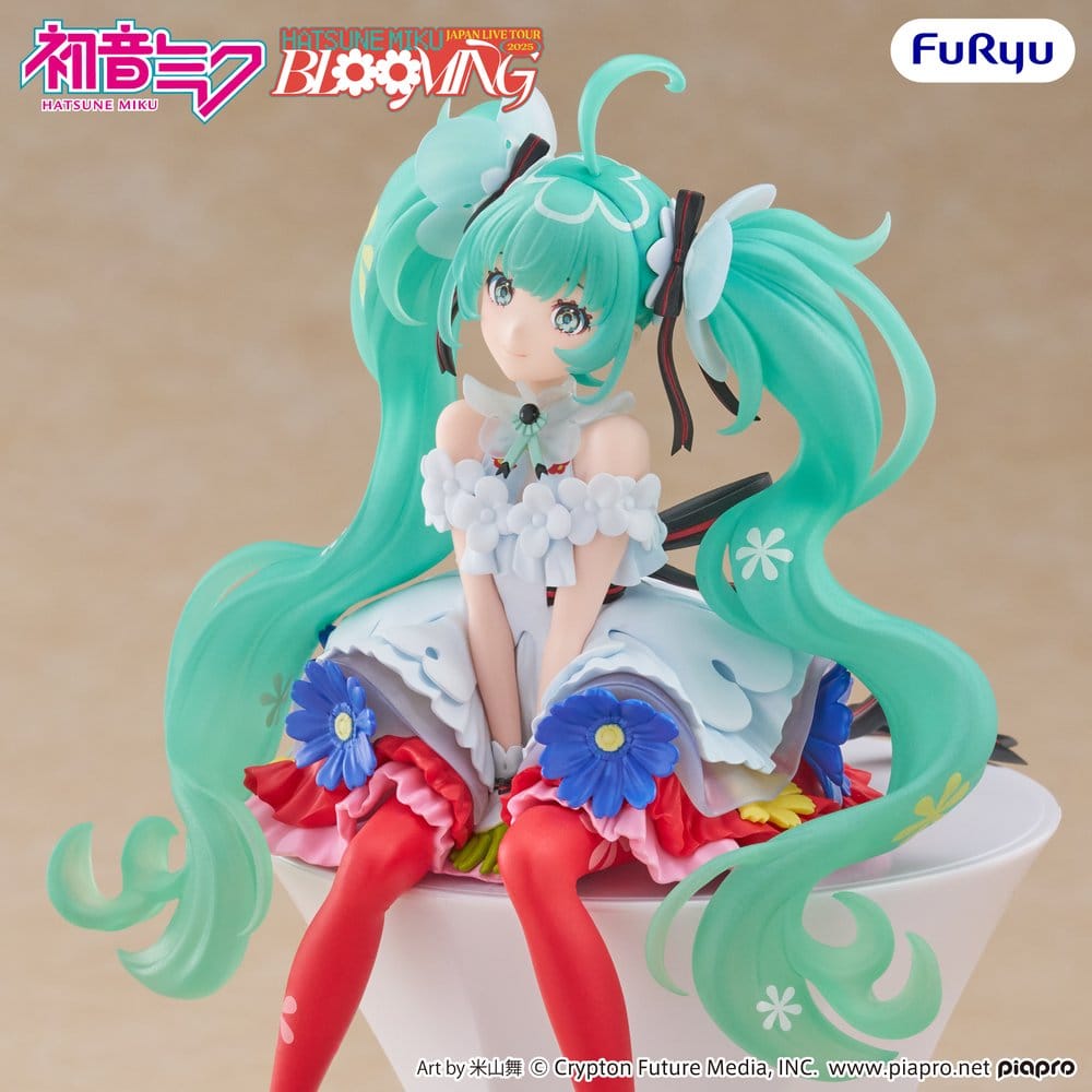 Hatsune Miku Noodle Stopper PVC Statue Hatsune Miku Japan Live Tour 2025 Blooming 14 cm Image 4