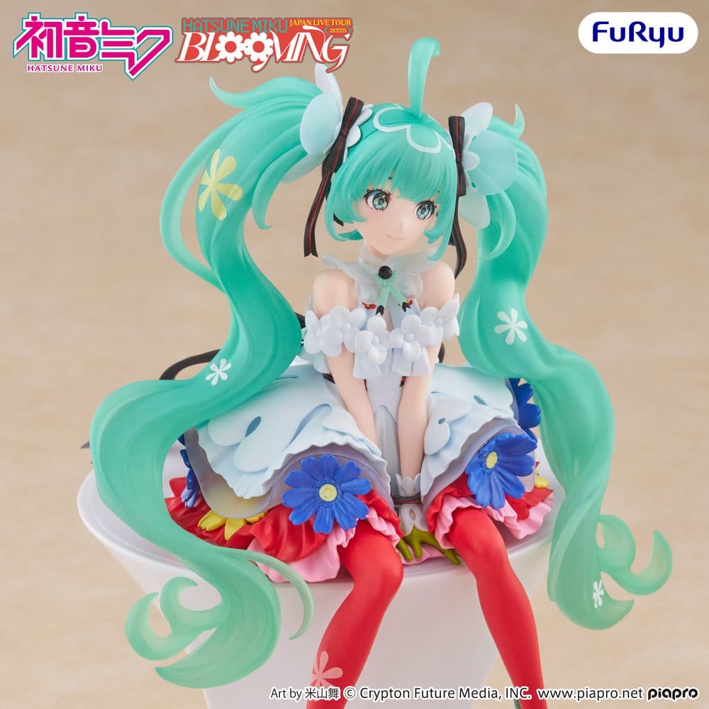 Hatsune Miku Noodle Stopper PVC Statue Hatsune Miku Japan Live Tour 2025 Blooming 14 cm Image 5
