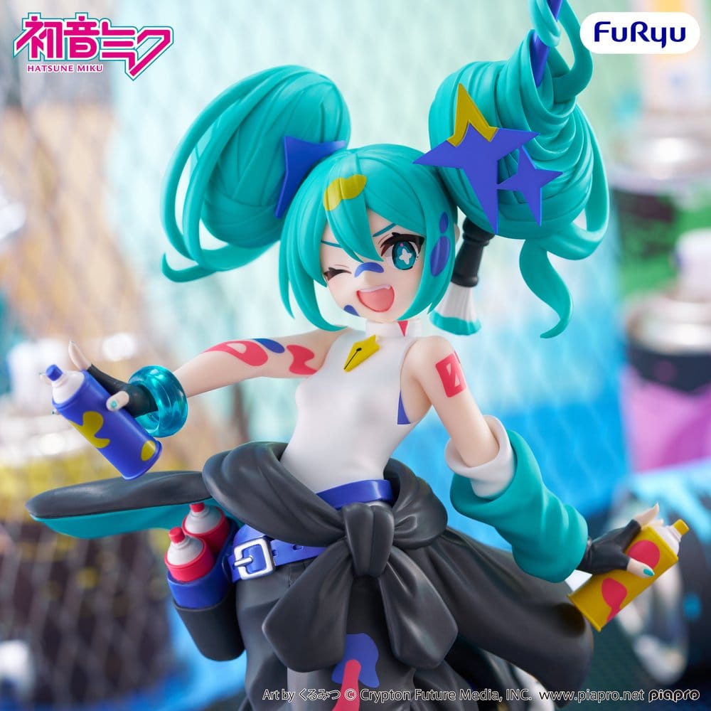 Hatsune Miku Muchute PVC Statue Paint Girl Another Color Ver. 23 cm Image 2