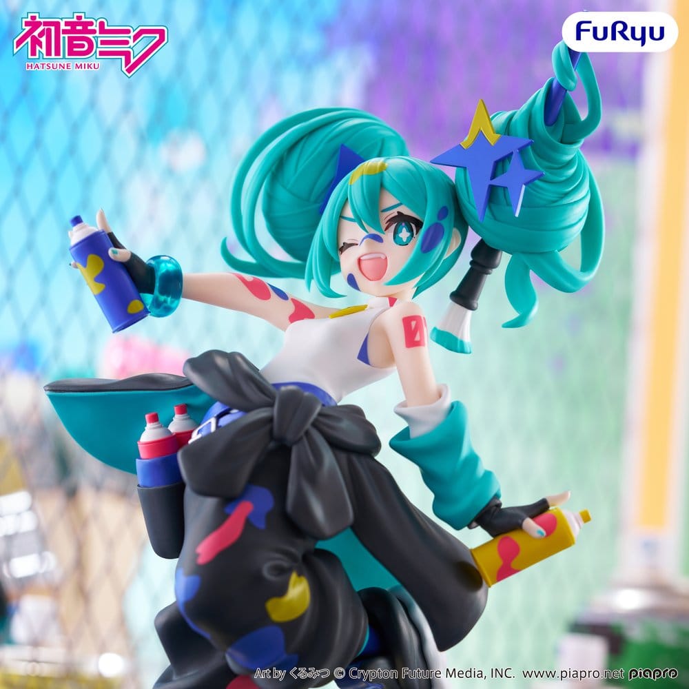 Hatsune Miku Muchute PVC Statue Paint Girl Another Color Ver. 23 cm Image 3