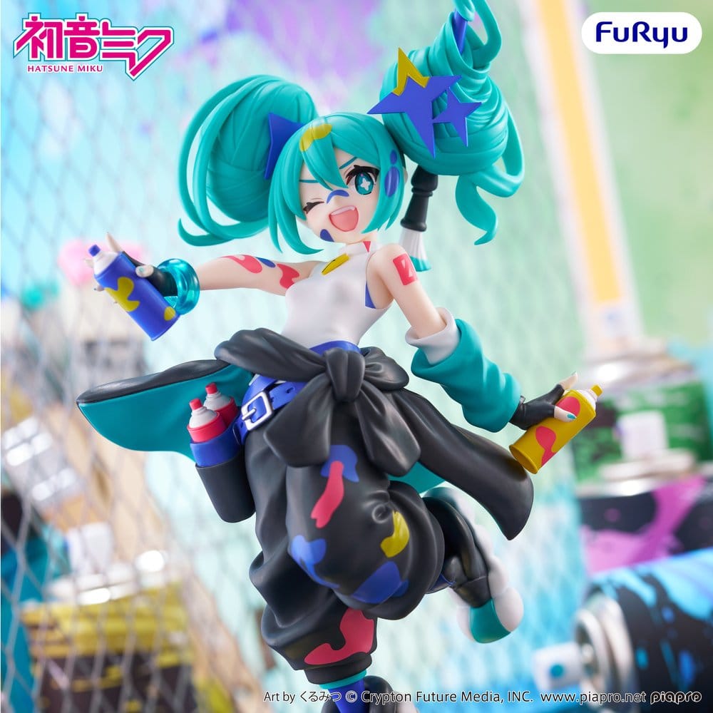 Hatsune Miku Muchute PVC Statue Paint Girl Another Color Ver. 23 cm Image 4