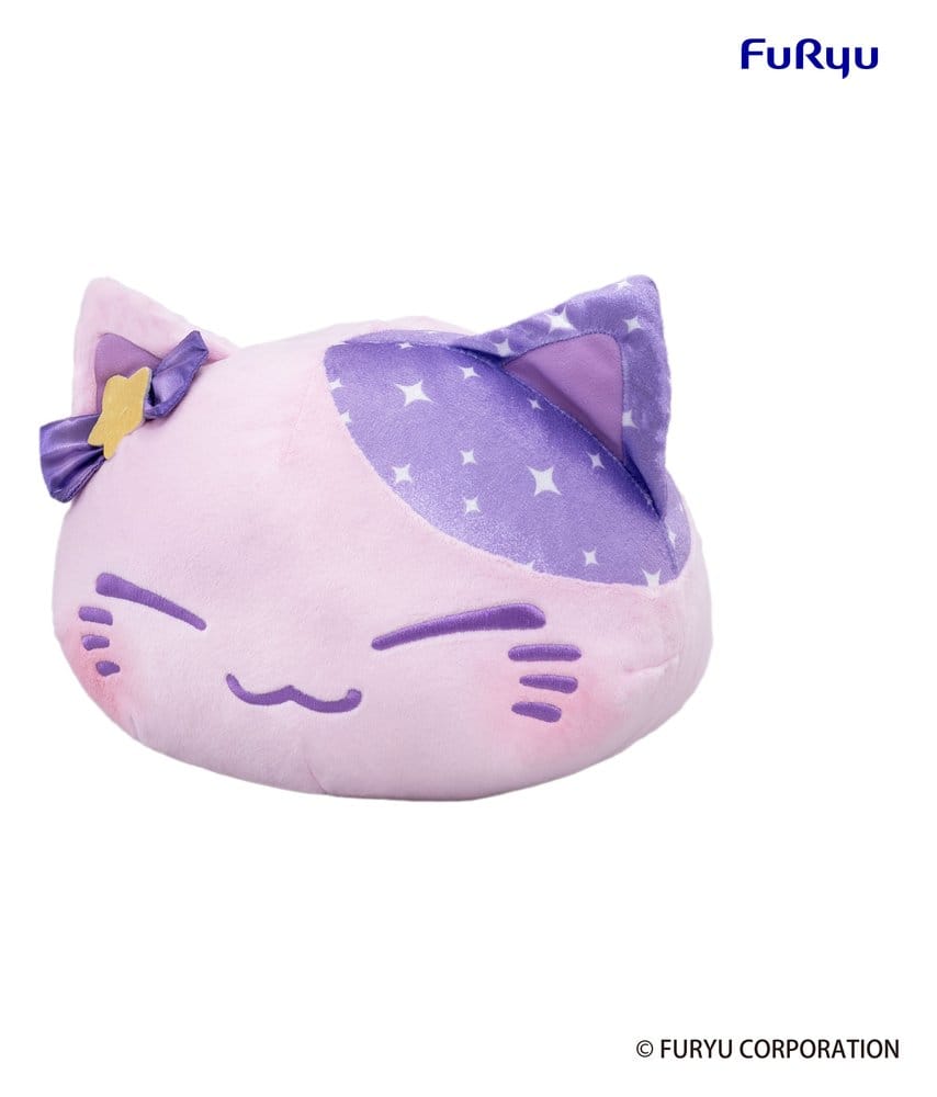 Nemuneko Cat Big Plush Plüschfigur Purple 35 cm Image 1