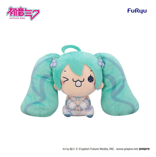 Hatsune Miku Mochipico Plüschfigur Nemophila C 15 cm Image 1