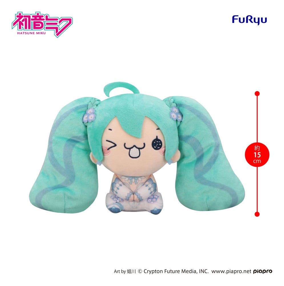 Hatsune Miku Mochipico Plüschfigur Nemophila C 15 cm Image 2