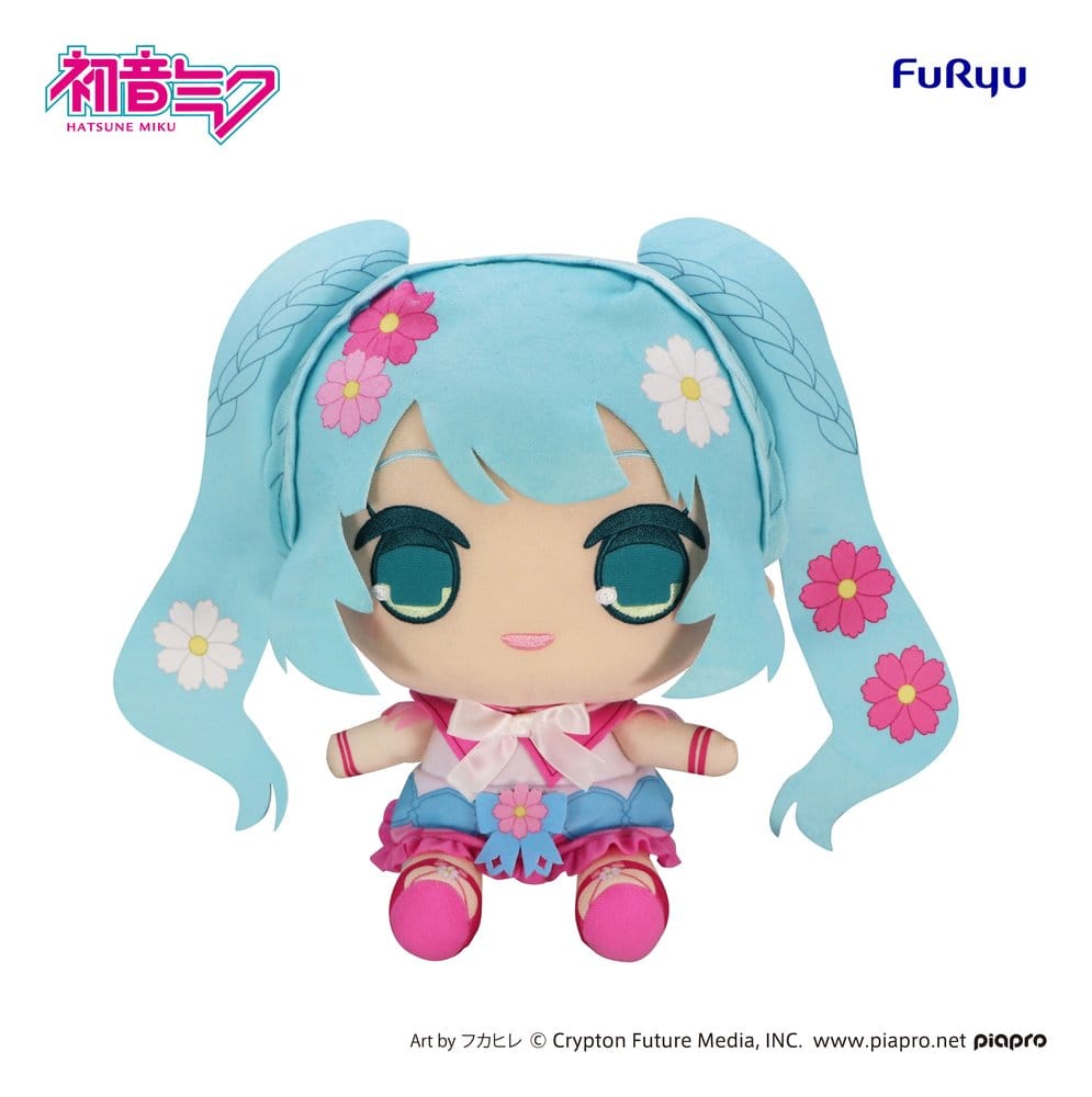 Hatsune Miku Kyurumaru Big Plüschfigur Cosmos 27 cm Image 1