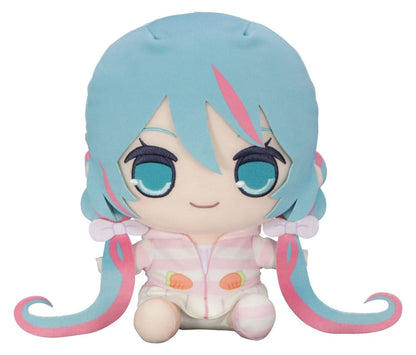 Hatsune Miku Kyurumaru Big Plüschfigur Rabbit Ear Hood Pajama 28 cm Image 1