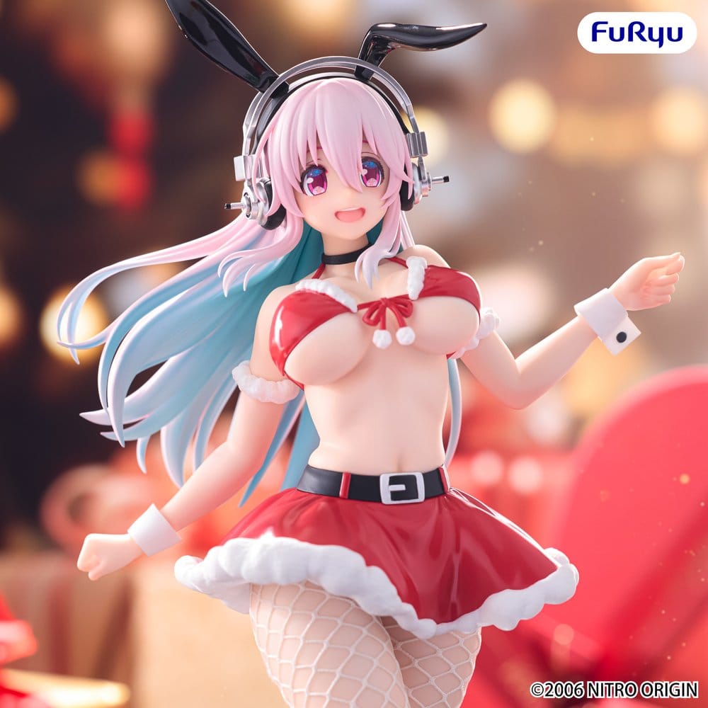Super Sonico BiCute Bunnies PVC Figur Santa Ver. 30 cm Image 5