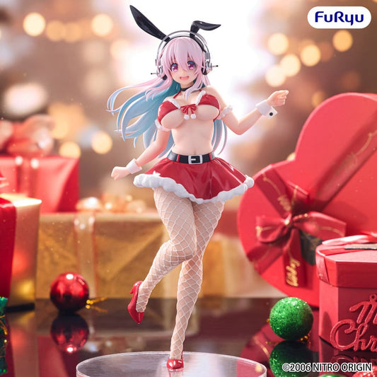 Super Sonico BiCute Bunnies PVC Figur Santa Ver. 30 cm Image 1