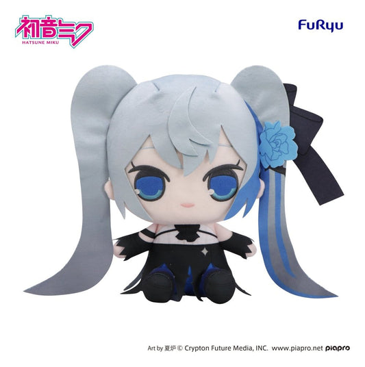 Hatsune Miku Kyurumaru Big Plüschfigur Blue Rose 28 cm Image 1