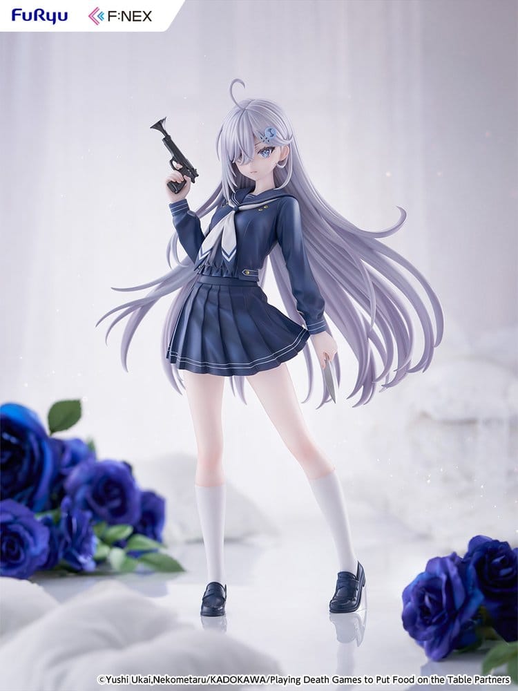 Playing Death Games to Put Food on the Table PVC Figur 1/7 Yuki School Uniform Ver. 24 cm Image 2