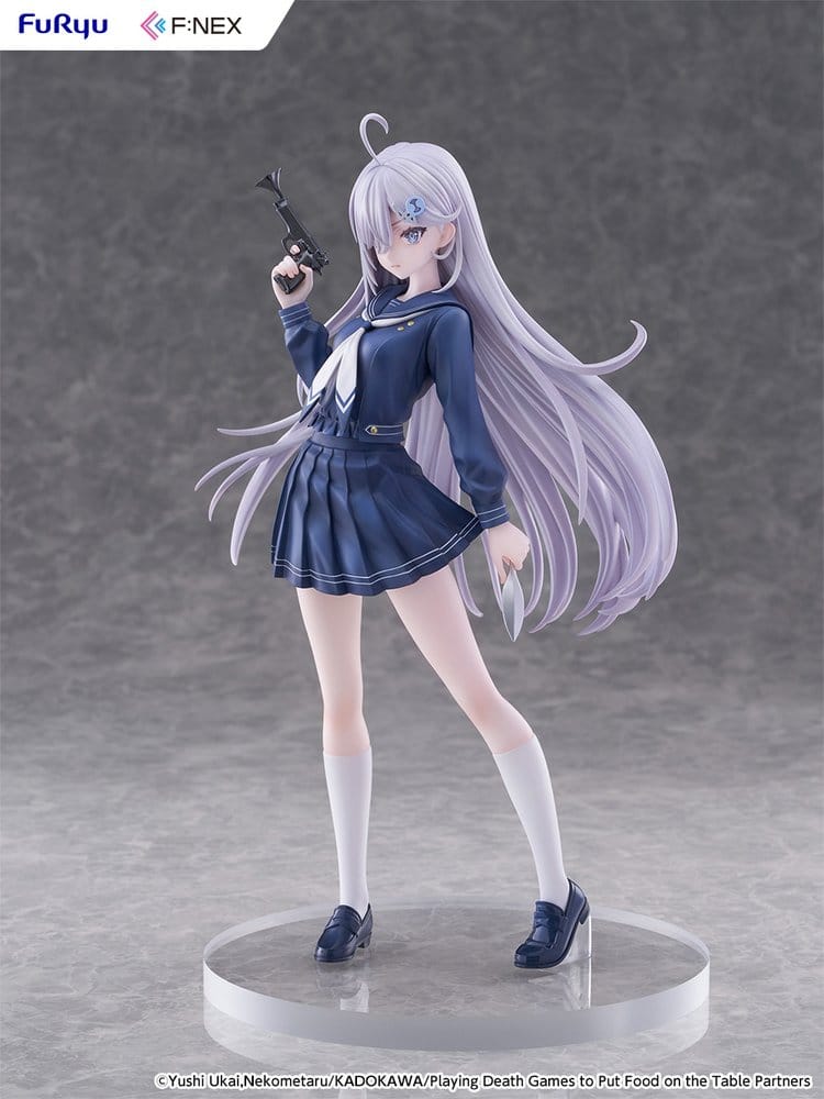 Playing Death Games to Put Food on the Table PVC Figur 1/7 Yuki School Uniform Ver. 24 cm Image 10