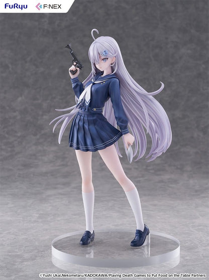 Playing Death Games to Put Food on the Table PVC Figur 1/7 Yuki School Uniform Ver. 24 cm Image 10