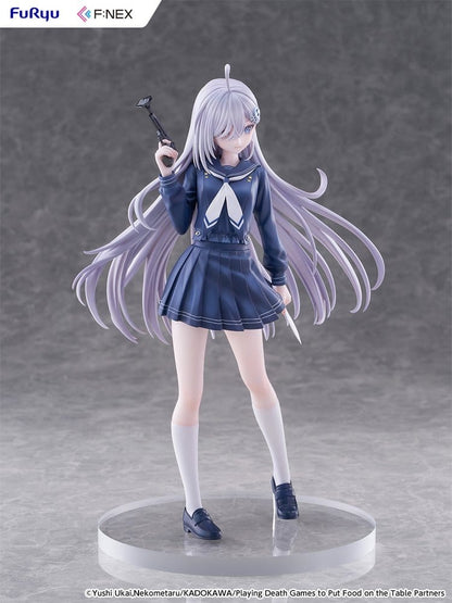 Playing Death Games to Put Food on the Table PVC Figur 1/7 Yuki School Uniform Ver. 24 cm Image 11