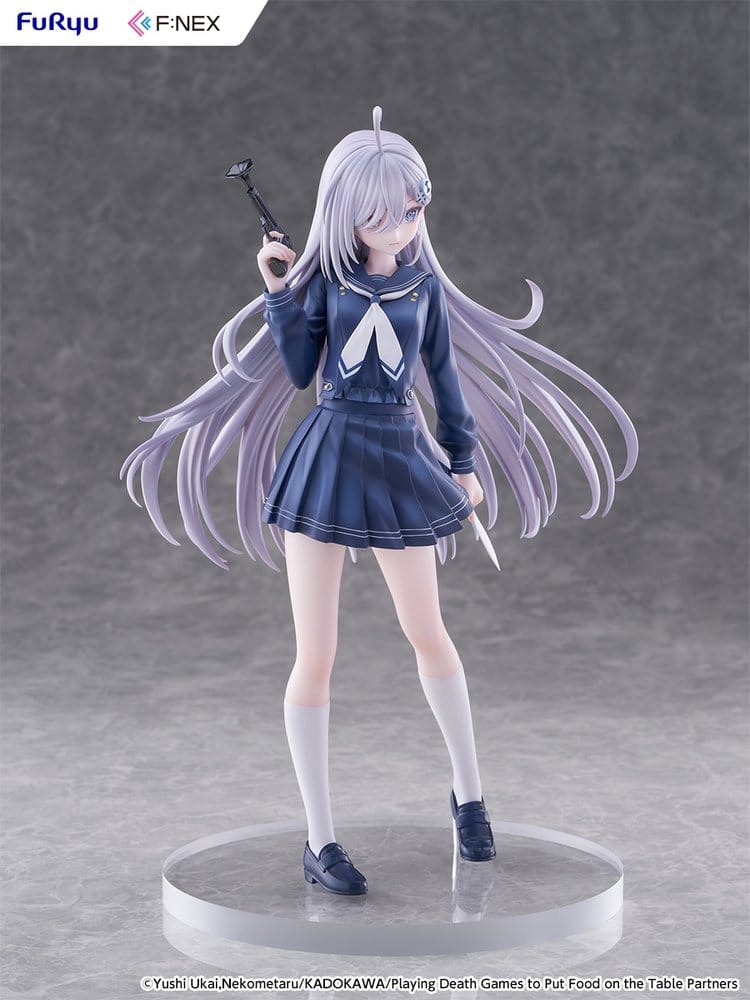 Playing Death Games to Put Food on the Table PVC Figur 1/7 Yuki School Uniform Ver. 24 cm Image 11