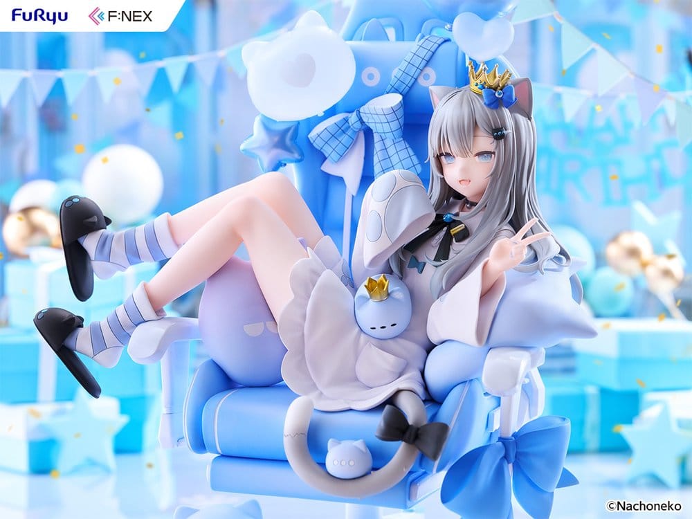 Virtual YouTuber F:NEX PVC Figur 1/7 Nachoneko Birthday Ver. 24 cm Image 10