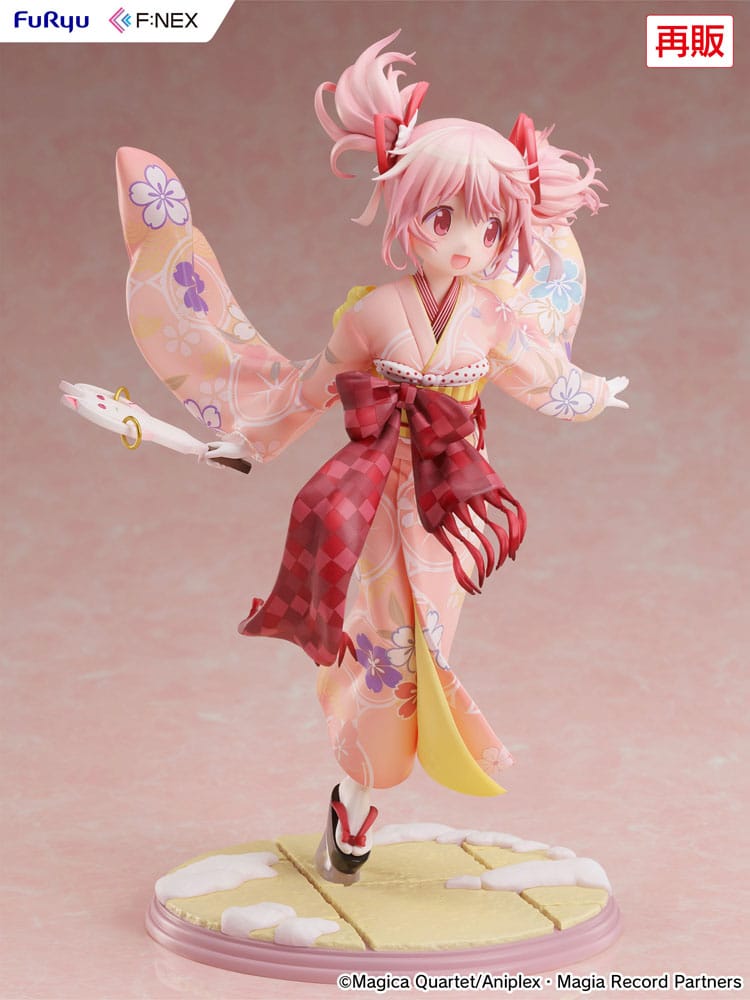 Puella Magi Madoka Magica Side Story Magia Record PVC Statue 1/7 Madoka Kaname Kimono Ver. 22 cm Image 3