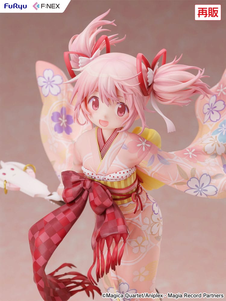 Puella Magi Madoka Magica Side Story Magia Record PVC Statue 1/7 Madoka Kaname Kimono Ver. 22 cm Image 8