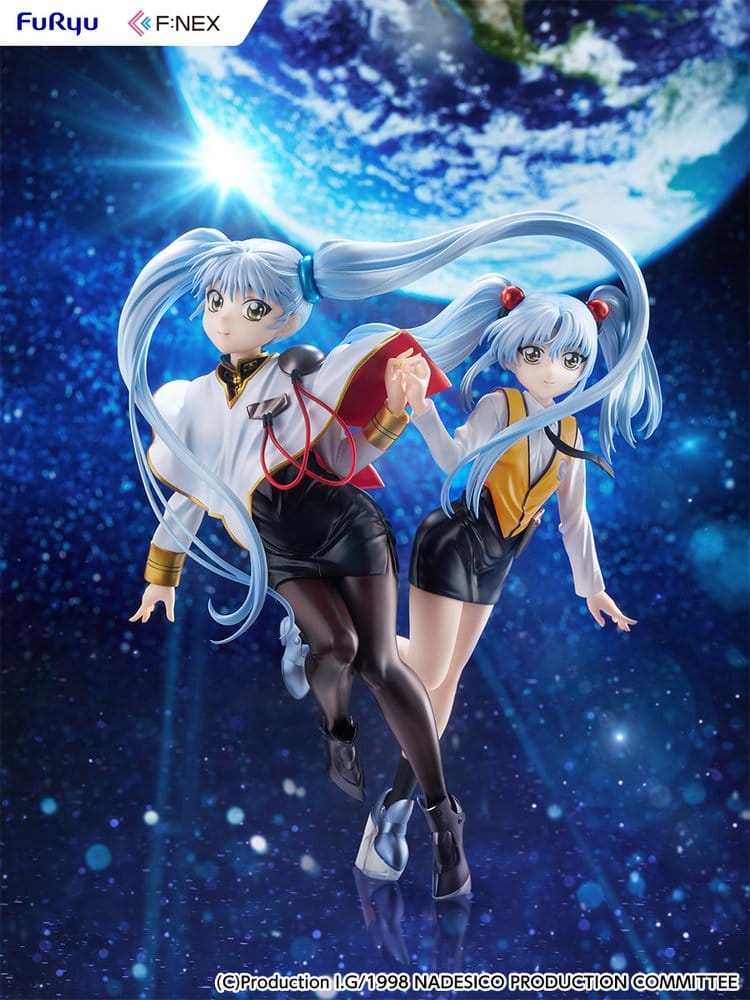 Nadesico the movie The prince of darkness PVC Figur 1/7 Ruri Hoshino double ruriruri Ver. 22 cm Image 2