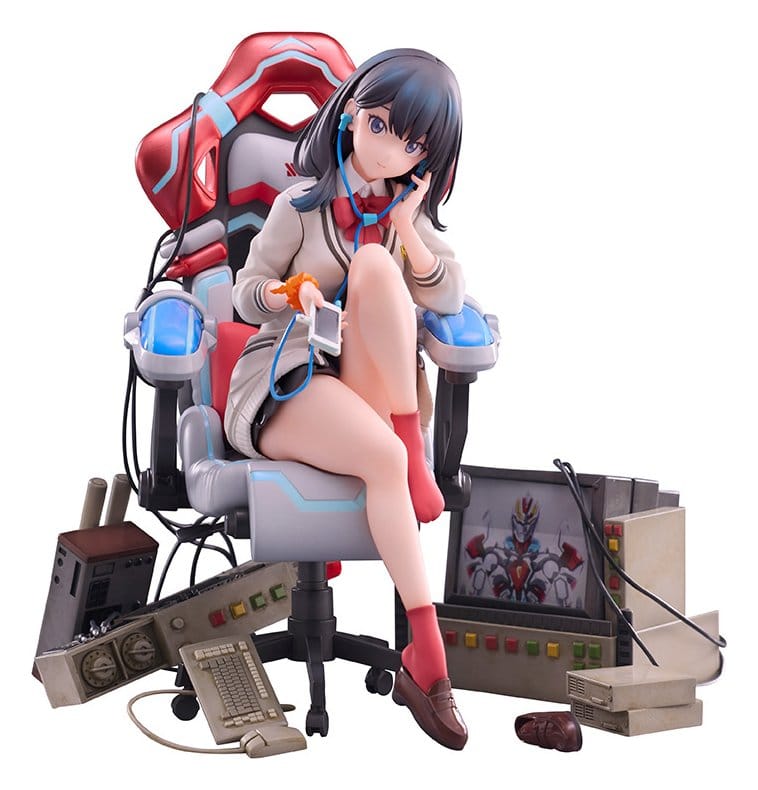 SSSS. Gridman Universe F:NEX PVC Statue Rikka Takarada Gaming Chair Ver. 19 cm Image 1