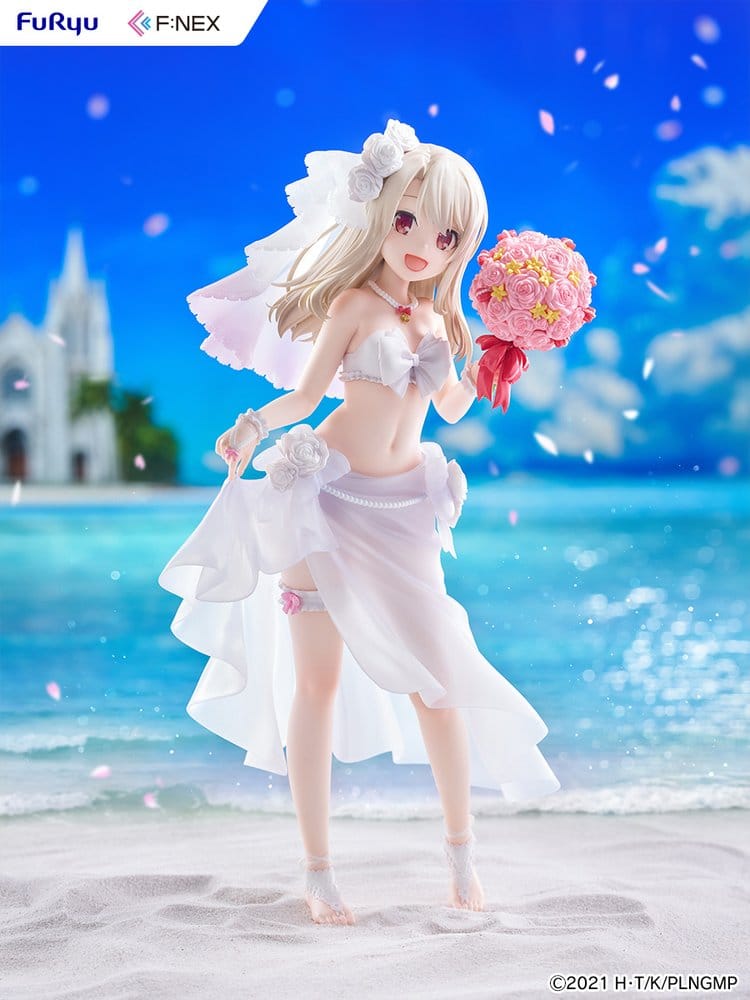 Fate/kaleid liner Prisma Illya: Licht - The Nameless Girl F:NEX PVC Figur 1/7 Illyasviel von Einzbern Wedding Swimsuit Ver. 21 cm Image 2