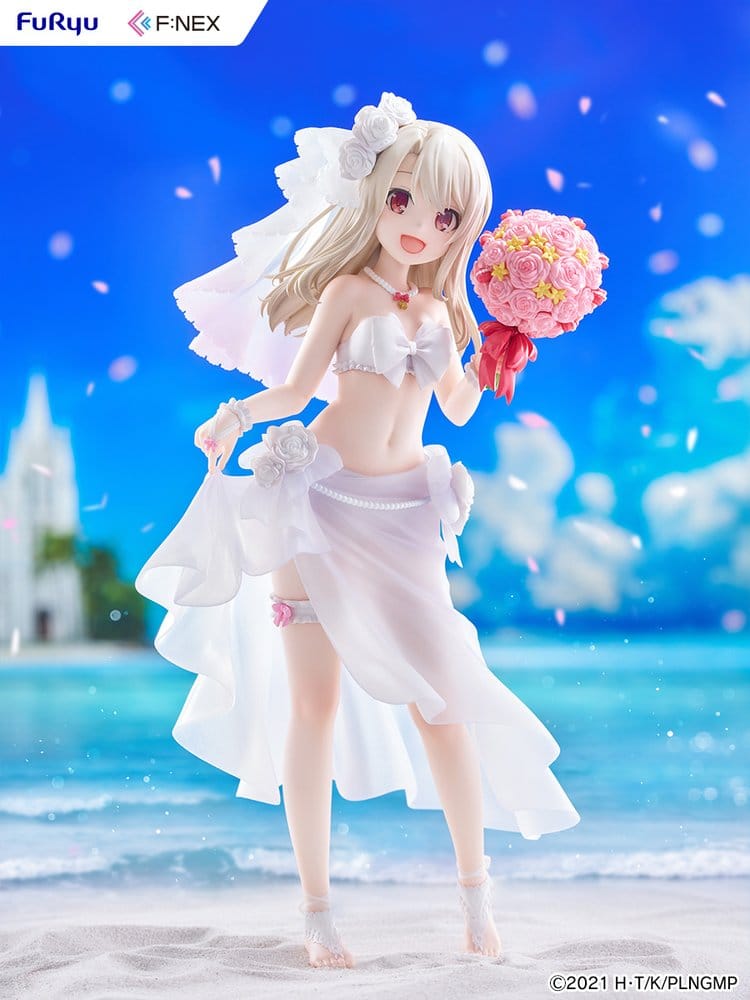 Fate/kaleid liner Prisma Illya: Licht - The Nameless Girl F:NEX PVC Figur 1/7 Illyasviel von Einzbern Wedding Swimsuit Ver. 21 cm Image 9