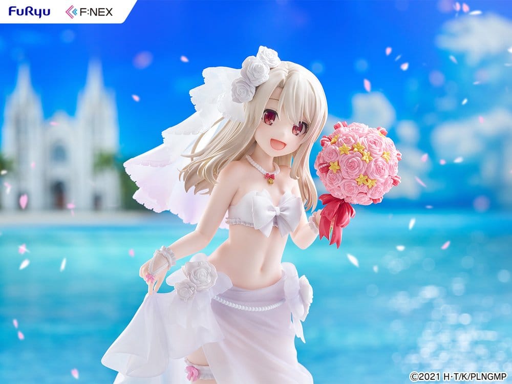 Fate/kaleid liner Prisma Illya: Licht - The Nameless Girl F:NEX PVC Figur 1/7 Illyasviel von Einzbern Wedding Swimsuit Ver. 21 cm Image 13