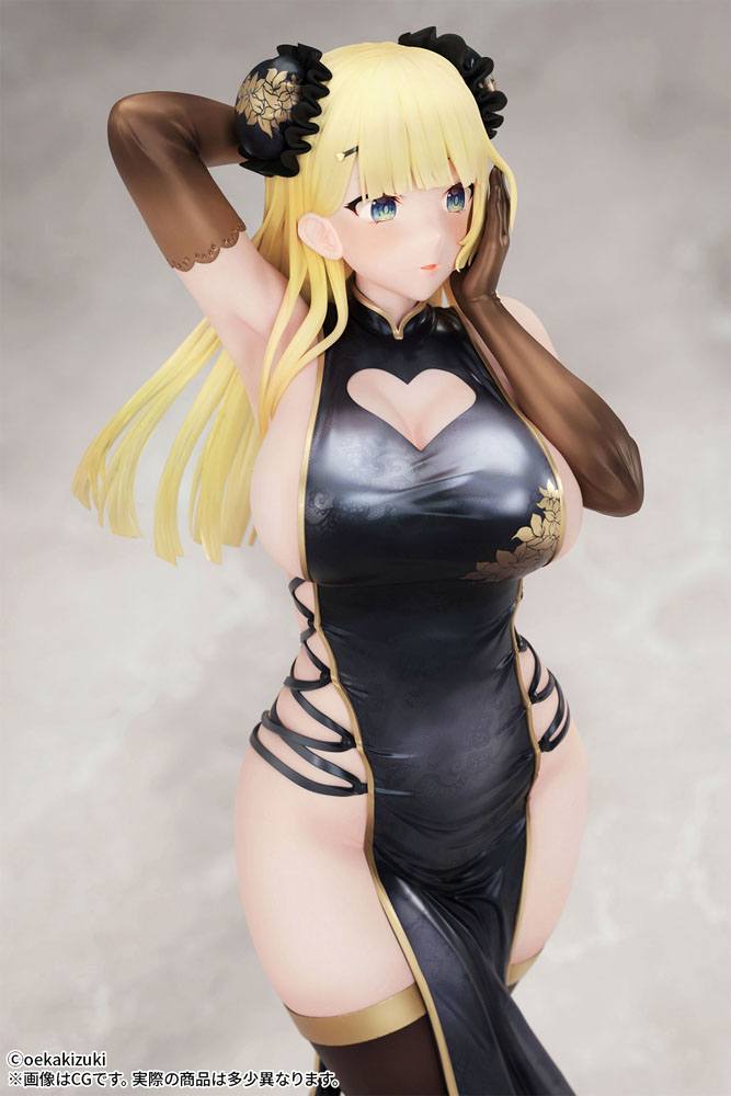 Original Character Statue 1/7 China Girl Black Ver. Illustrated by Oekakizuki 20 cm Image 2