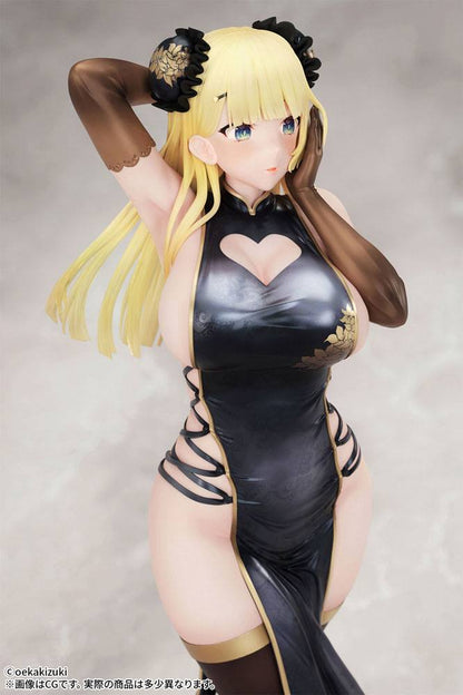 Original Character Statue 1/7 China Girl Black Ver. Illustrated by Oekakizuki 20 cm Image 2