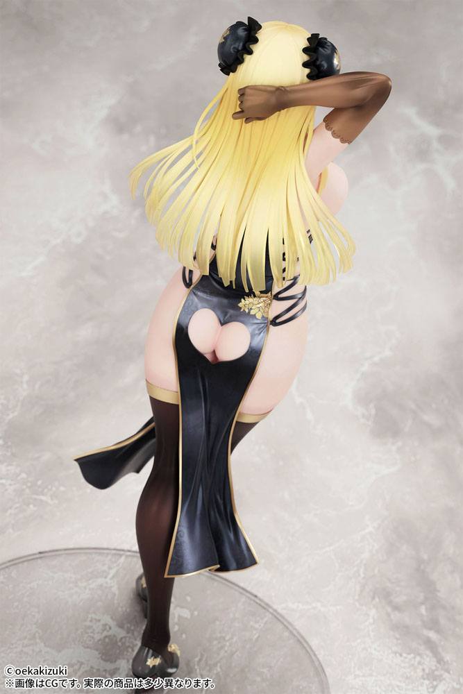 Original Character Statue 1/7 China Girl Black Ver. Illustrated by Oekakizuki 20 cm Image 3