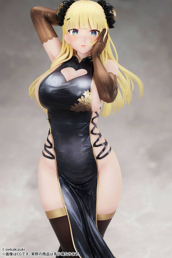Original Character Statue 1/7 China Girl Black Ver. Illustrated by Oekakizuki 20 cm Image 15