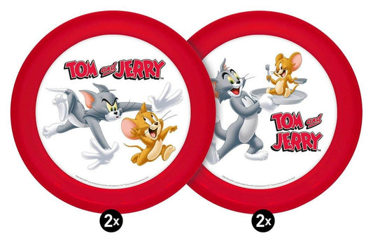 Tom & Jerry Teller 4er-Pack 21 cm Image