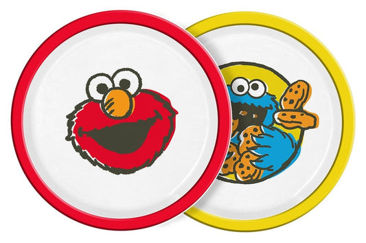 Sesamstraße Teller Vintage Kids 2er-Pack 22 cm Image 1