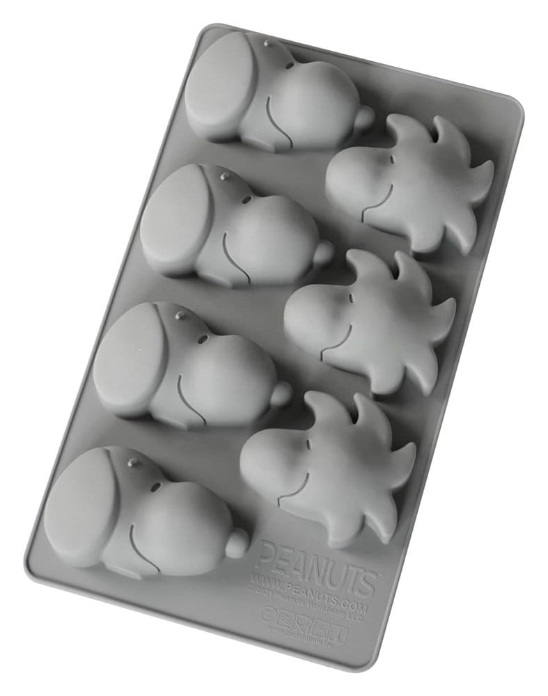 Peanuts Silikon-Muffinbackform Snoopy & Woodstock grau Image 1