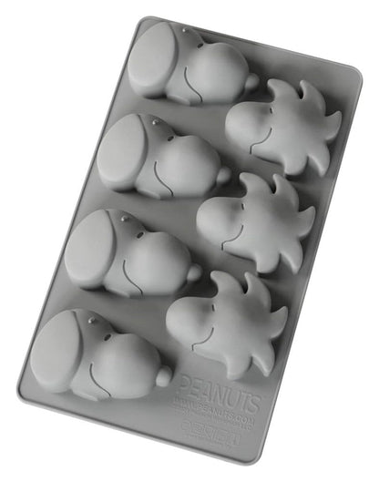 Peanuts Silikon-Muffinbackform Snoopy & Woodstock grau Image 1
