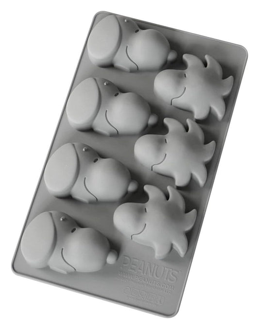 Peanuts Silikon-Muffinbackform Snoopy & Woodstock grau Image 1