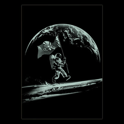 Humankind Poster Glow in the Dark Astronaut Image 1
