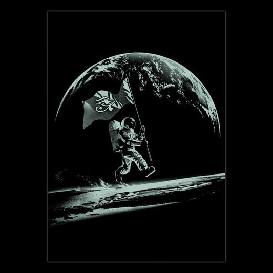 Humankind Poster Glow in the Dark Astronaut Image 1