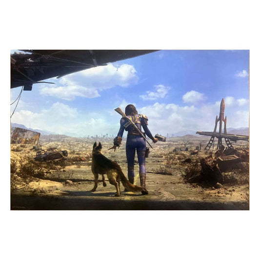 Fallout 4 Kunstdruck Neighborhood Patrol 30 x 40 cm - ungerahmt Image